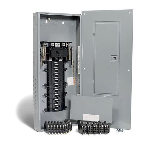 circuit breaker box panel electrical 200 amp|200 amp breaker box lowe's.